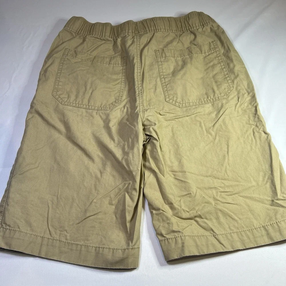 CHILDREN'S PLACE BOYS SIZE 14 KHAKI‎ CARGO UNIFORM SHORTS ADJUSTABLE WAIST